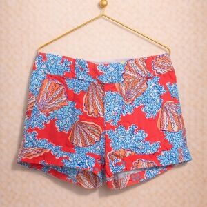 Lilly Pulitzer Coral Shell Print Women's Shorts